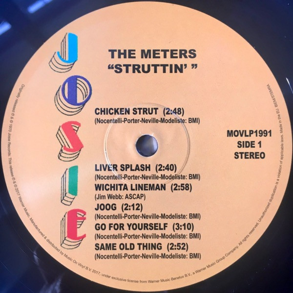 The Meters - Struttin' | Josie (MOVLP1991) - 3