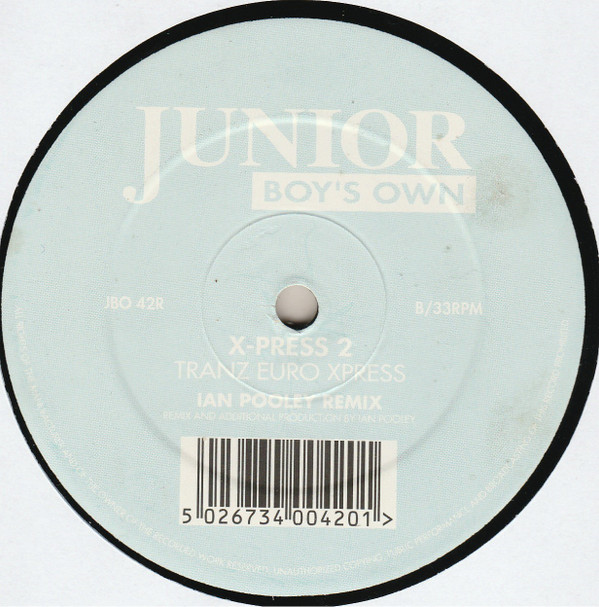 X-Press 2 - Tranz Euro Xpress | Junior Boy's Own (JBO 42R) - 2