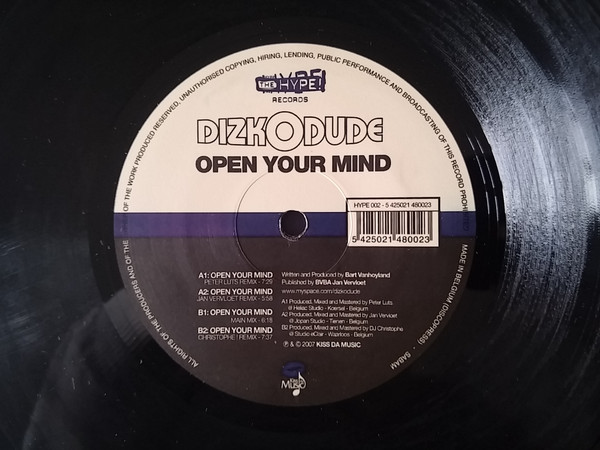 Dizkodude - Open Your Mind | The Hype Records (HYPE 002) - 2
