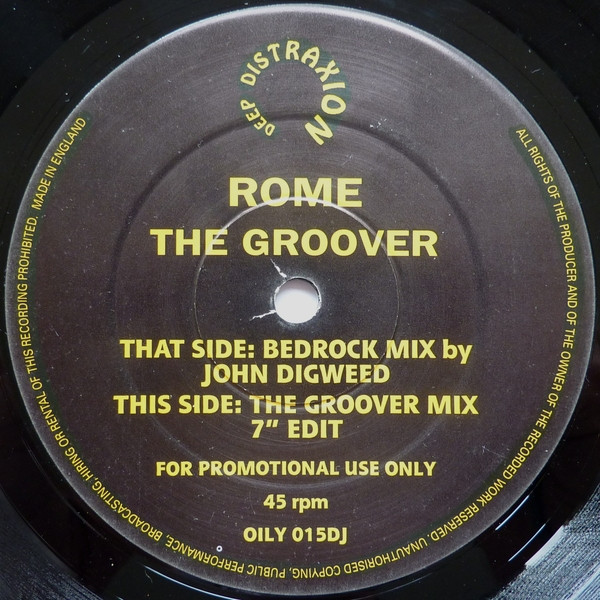 Rome - The Groover | Deep Distraxion (OILY 015DJ)