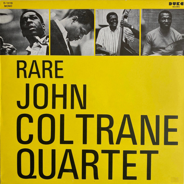 The John Coltrane Quartet - Rare | Duke Records (D-1016) - main