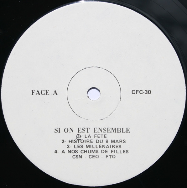 8 Mars - ...Si On Est Ensemble [Vinyl] | Not On Label (CFC-30) - 3