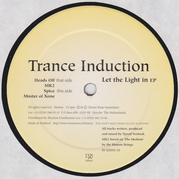 Trance Induction - Let The Light In EP | Desert Rose Industries (DR001) - main