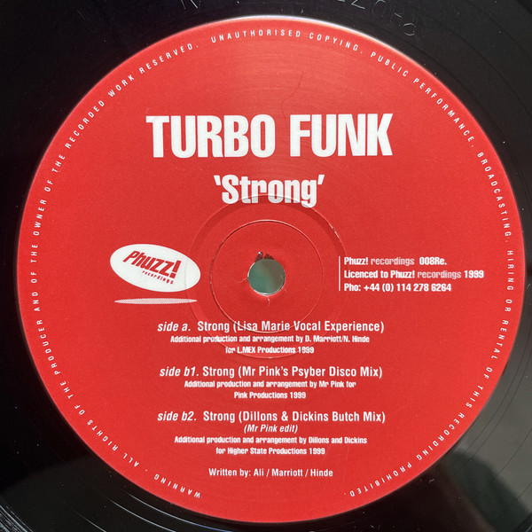 Turbo Funk - Strong | Phuzz! Recordings (Phuzz! 008)