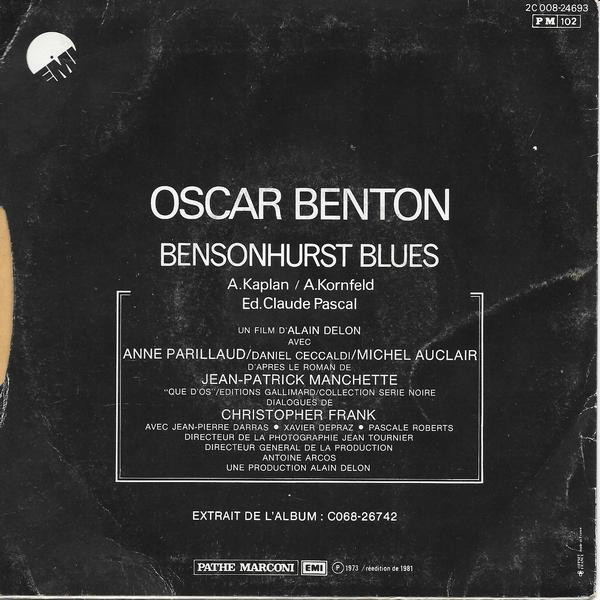 Oscar Benton - Bensonhurst Blues | EMI (2 C 008-24693) - 2