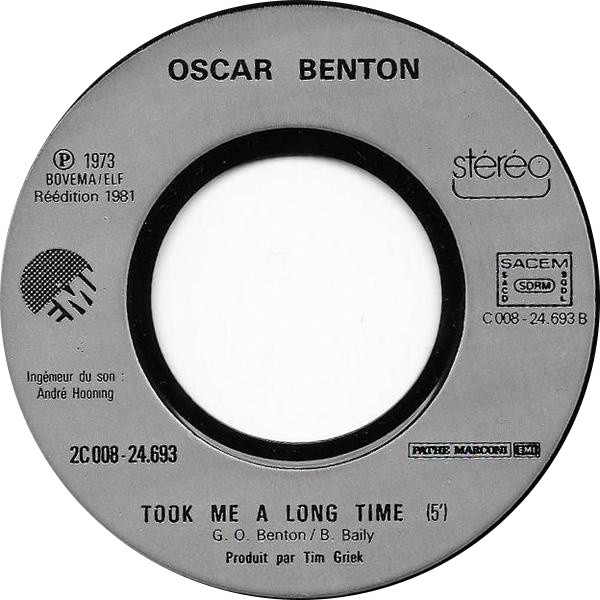 Oscar Benton - Bensonhurst Blues | EMI (2 C 008-24693) - 4