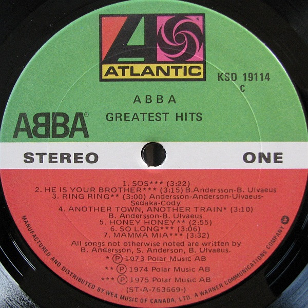 ABBA - Greatest Hits [Vinyl] | Atlantic (KSD 19114) - 5