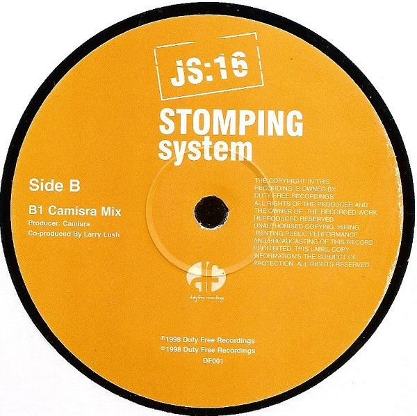 JS16 - Stomping System | Duty Free Recordings (DF001) - 3 JS16 - Stomping System | Duty Free Recordings (DF001) - 3