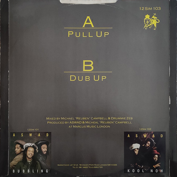 Aswad - Pull Up | Simba (12SIM 103) - 2