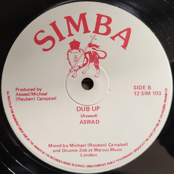 Aswad - Pull Up | Simba (12SIM 103) - 4