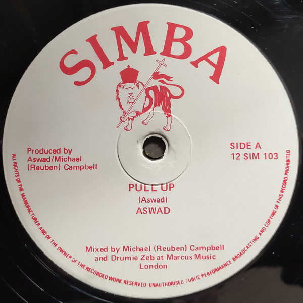 Aswad - Pull Up | Simba (12SIM 103) - 3