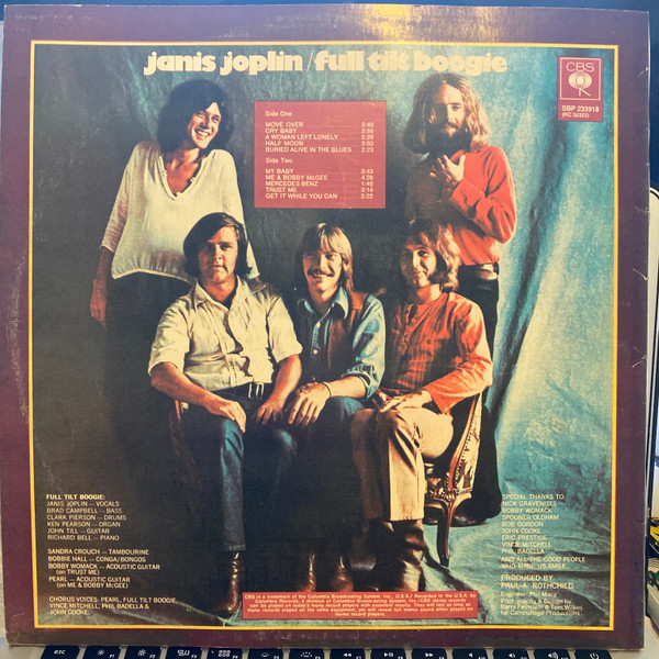 Janis Joplin - Pearl | CBS (SBP 233918) - main