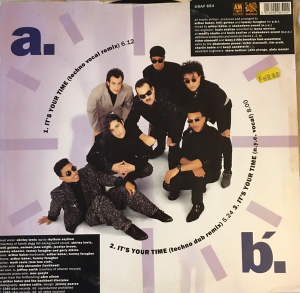Arthur Baker And The Backbeat Disciples - It's Your Time (Remix) | Breakout (USAF 654) - 2