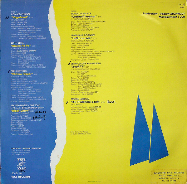 Various - Zouk A La Barre | Vict Records (VICT 07) - 3 Various - Zouk A La Barre | Vict Records (VICT 07) - 3