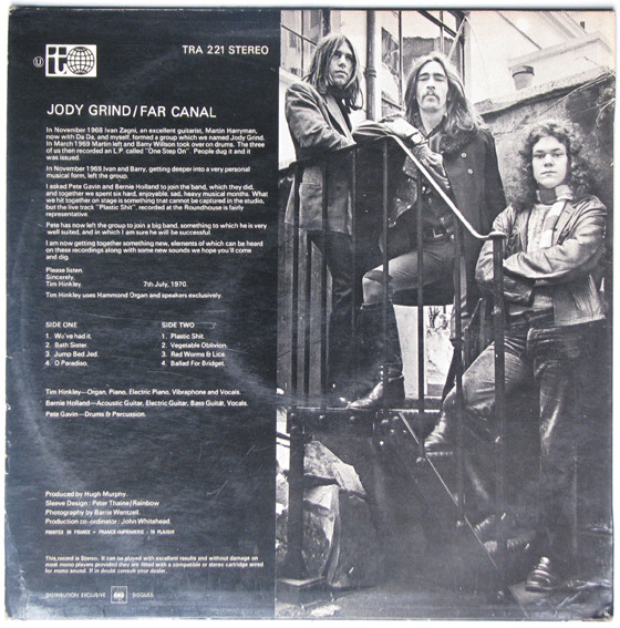 Jody Grind - Far Canal | Transatlantic Records (TRA 221) - 2