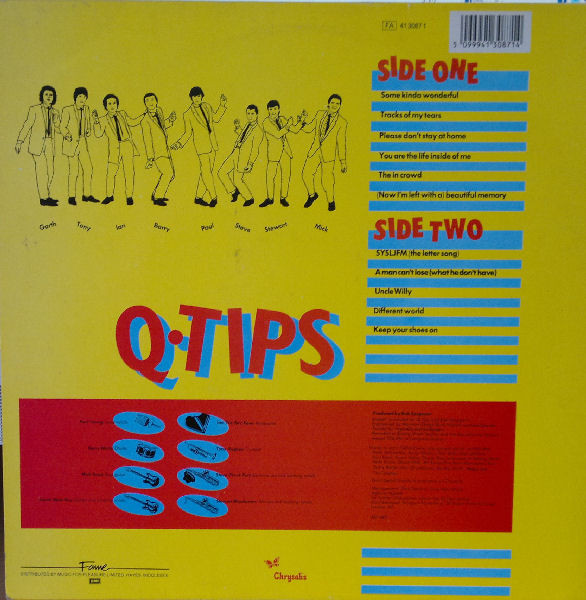 The Q Tips Featuring Paul Young - Q-Tips Featuring Paul Young | Fame (FA 41 3087 1) - 2