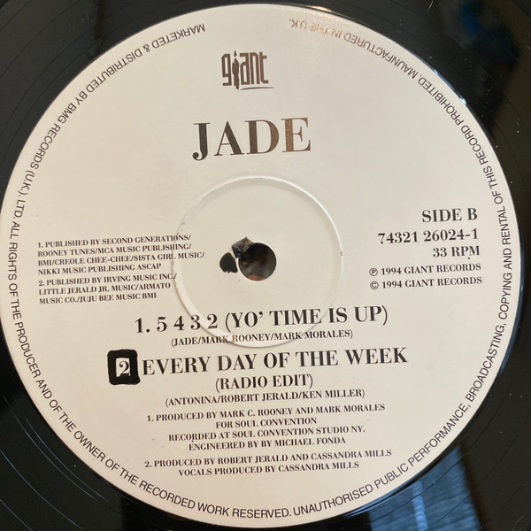 Jade - Every Day Of The Week | Giant Records (74321 26024-1) - 3 Jade - Every Day Of The Week | Giant Records (74321 26024-1) - 3