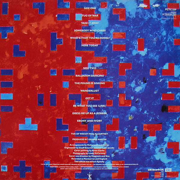 Paul McCartney - Tug Of War | Parlophone (PCTC 259) - 2 Paul McCartney - Tug Of War | Parlophone (PCTC 259) - 2