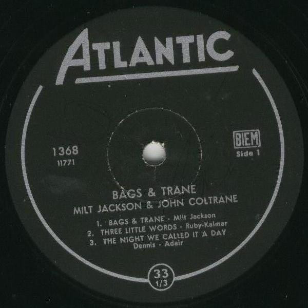 Milt Jackson & John Coltrane - Bags & Trane | Atlantic (1368) - 3