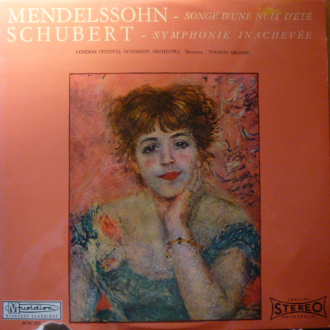 Felix Mendelssohn-Bartholdy / Franz Schubert - Songe D'une Nuit D'été / Symphonie Inachevée | Musidisc (30 RC 823)