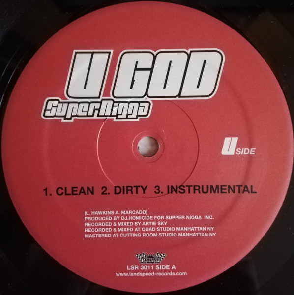 U-God - SuperNigga | Landspeed Records (LSR 3011) - 3
