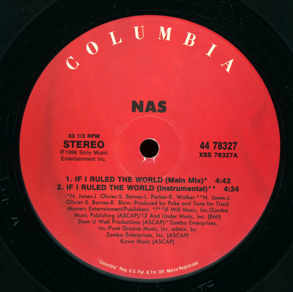 Nas - If I Ruled The World | Columbia (44 78327) - 3