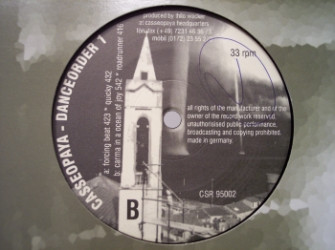 Casseopaya - Danceorder 1 | Casseopaya Recordings (CSR 95002) - 3