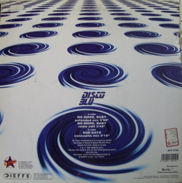 Disco Blu - No More, Baby | DJ Approved (APP 9706) - 4