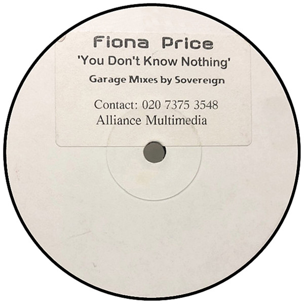 Fiona Prince - You Don't Know Nothing | Not On Label (none)