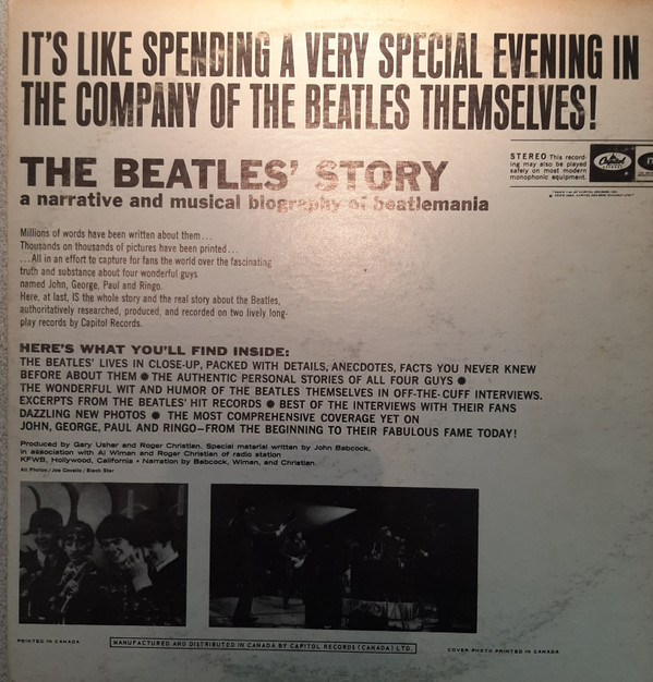 The Beatles - The Beatles' Story (2LP) [Vinyl] | Capitol Records (STBO 2222) - 3