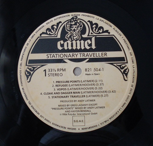 Camel - Stationary Traveller | Polydor (821 504-1) - 3