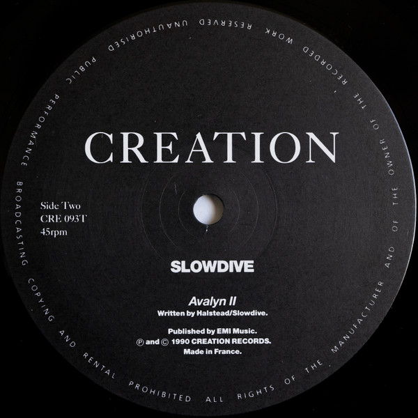 Slowdive - Slowdive | Creation Records (CRE 093T) - 4 Slowdive - Slowdive | Creation Records (CRE 093T) - 4