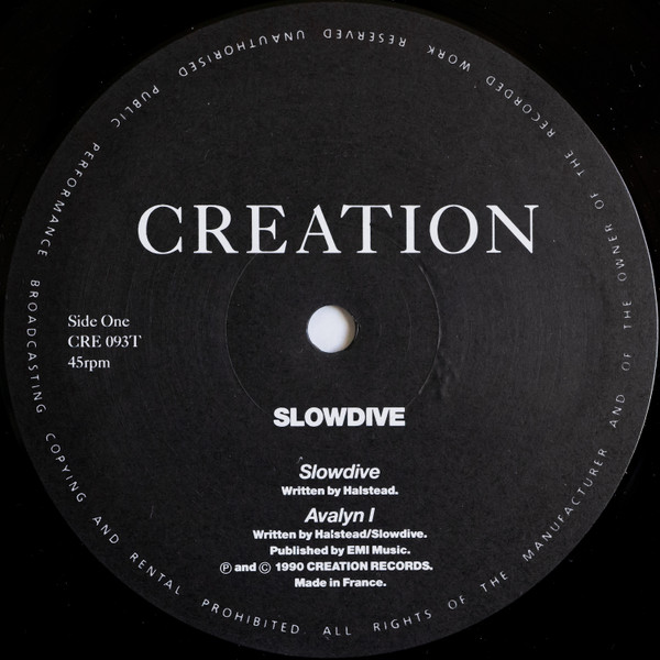 Slowdive - Slowdive | Creation Records (CRE 093T) - 3 Slowdive - Slowdive | Creation Records (CRE 093T) - 3