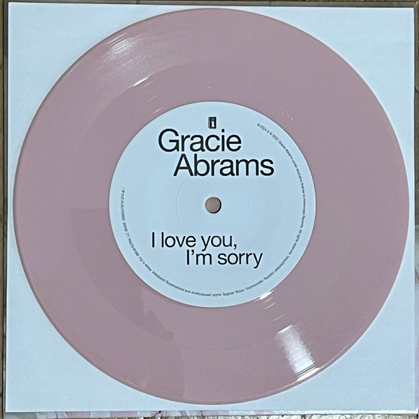 Gracie Abrams - I Miss You, I'm Sorry / I Love You, I'm Sorry | Interscope Records (00602478191374) - 4 Gracie Abrams - I Miss You, I'm Sorry / I Love You, I'm Sorry | Interscope Records (00602478191374) - 4