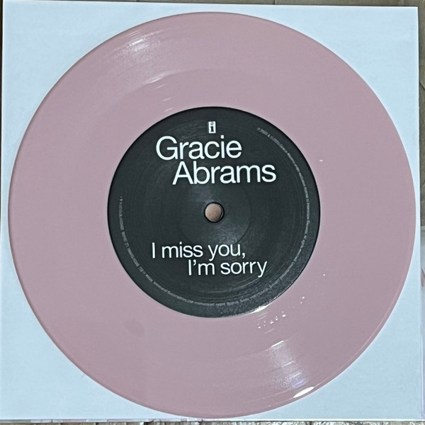 Gracie Abrams - I Miss You, I'm Sorry / I Love You, I'm Sorry | Interscope Records (00602478191374) - 3 Gracie Abrams - I Miss You, I'm Sorry / I Love You, I'm Sorry | Interscope Records (00602478191374) - 3