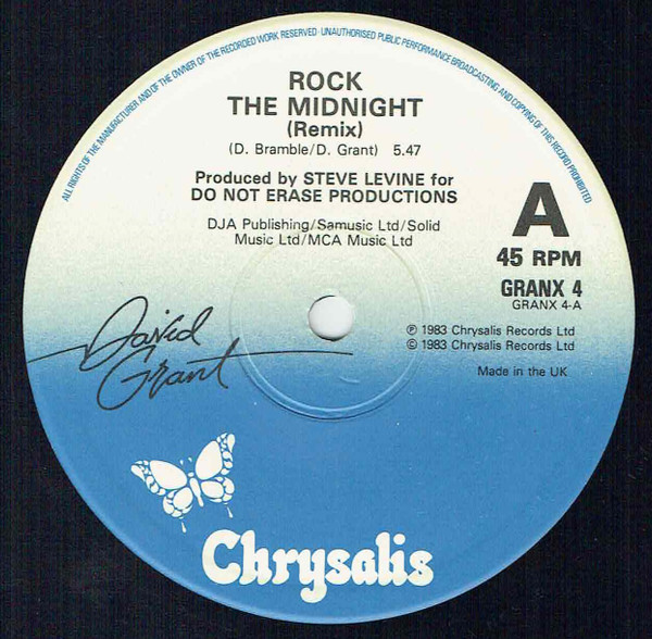 David Grant - Rock The Midnight | Chrysalis (GRANX 4)