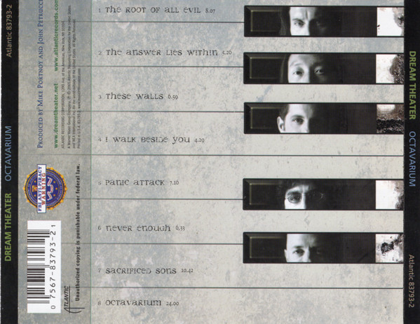 Dream Theater - Octavarium CD | Atlantic (83793-2) - 2