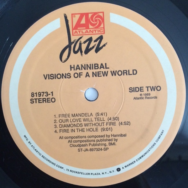 Hannibal Marvin Peterson - Visions Of A New World | Atlantic Jazz (81973-1) - 4
