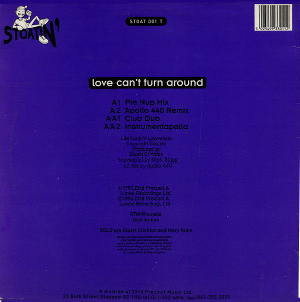 Solo - Love Can't Turn Around | Stoatin' (STOAT 001T) - 2 Solo - Love Can't Turn Around | Stoatin' (STOAT 001T) - 2