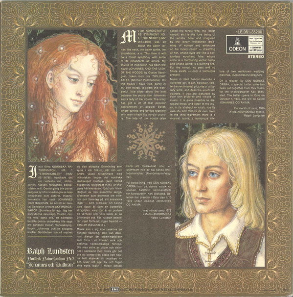 Ralph Lundsten - Nordisk Natursymfoni Nr 2 ”Johannes Och Huldran” | Odeon (4E 061-35200)