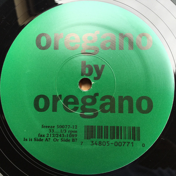 Oregano - Oregano | Freeze Records (50077-12)