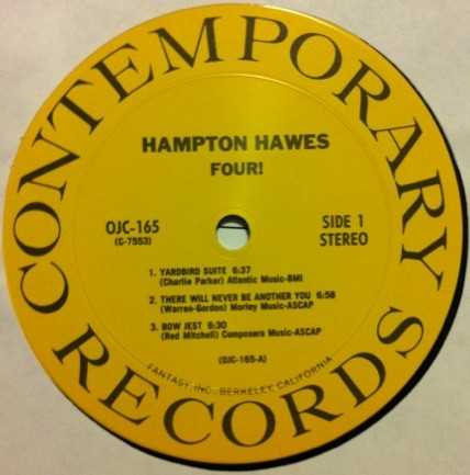 Hampton Hawes - Four! | Contemporary Records (S7553) - 2 Hampton Hawes - Four! | Contemporary Records (S7553) - 2