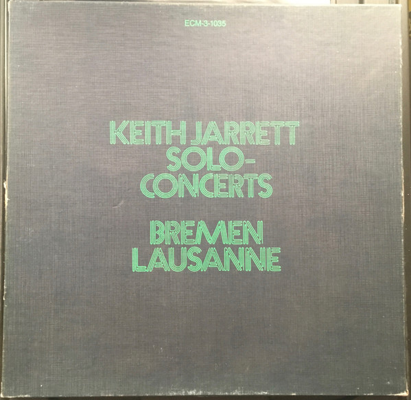 Keith Jarrett - Solo Concerts: Bremen / Lausanne | ECM Records (ECM-3-1035) - main