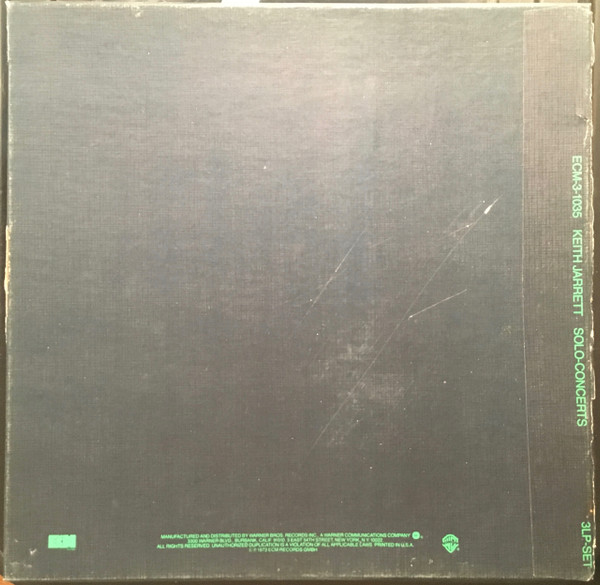 Keith Jarrett - Solo Concerts: Bremen / Lausanne | ECM Records (ECM-3-1035) - 2