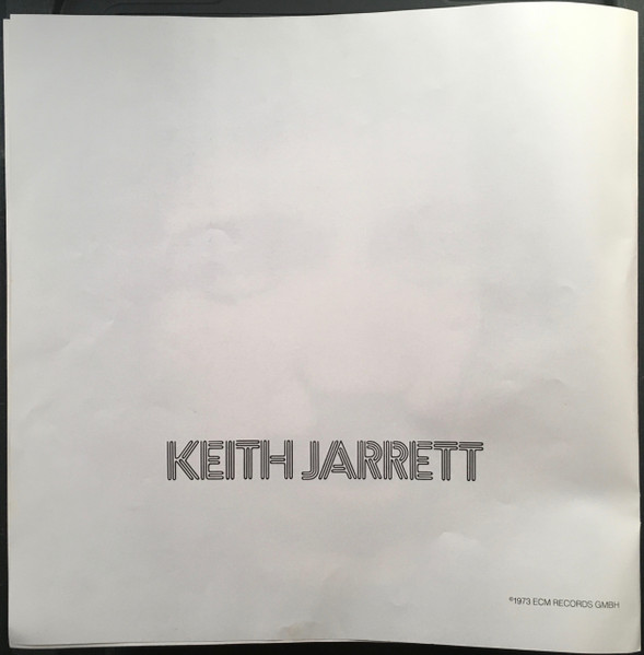 Keith Jarrett - Solo Concerts: Bremen / Lausanne | ECM Records (ECM-3-1035) - 4