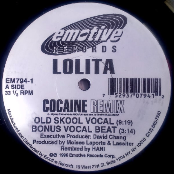 Lolita - Cocaine (Remix) | Emotive Records (EM794-1) - main