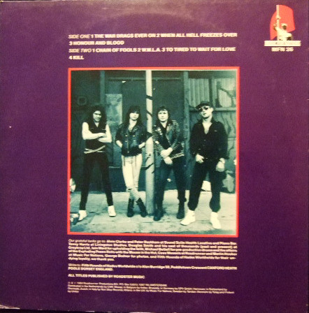 Tank - Honour And Blood | Music For Nations (MFN 26) - 2