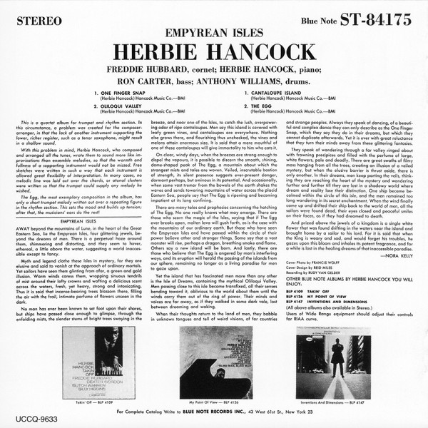 Herbie Hancock - Empyrean Isles | Blue Note (UCCQ-9633) - 4 Herbie Hancock - Empyrean Isles | Blue Note (UCCQ-9633) - 4