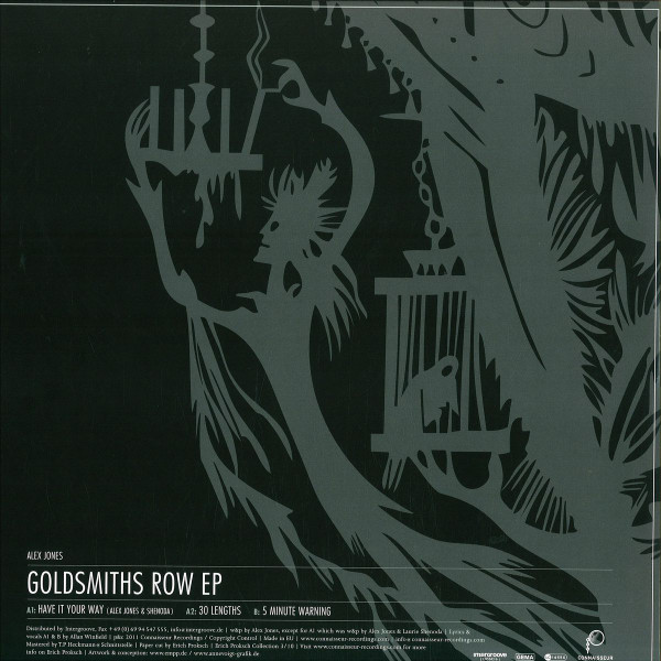 Alex Jones - Goldsmiths Row EP | Connaisseur Recordings (CNS043-6)