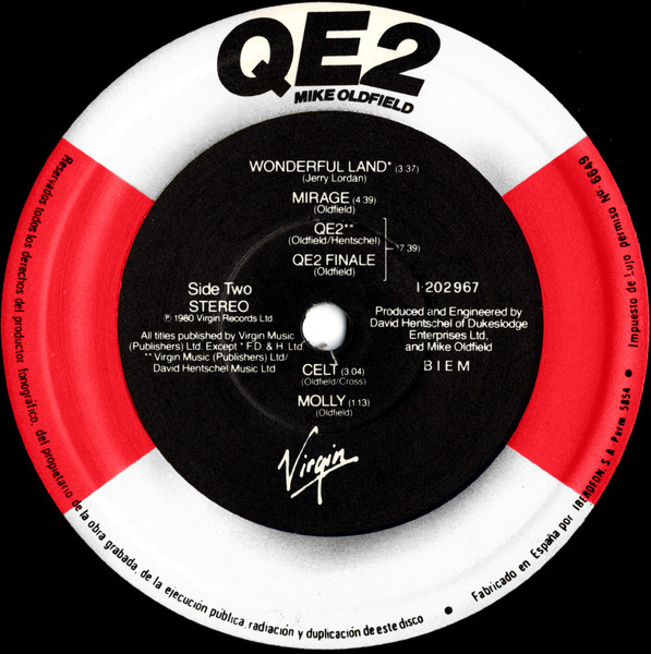 Mike Oldfield - QE2 | Virgin (I-202967) - 4